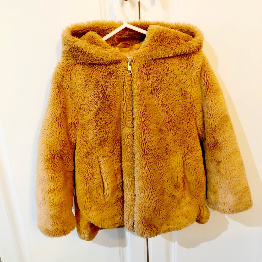 Kids Faux Fur Coat